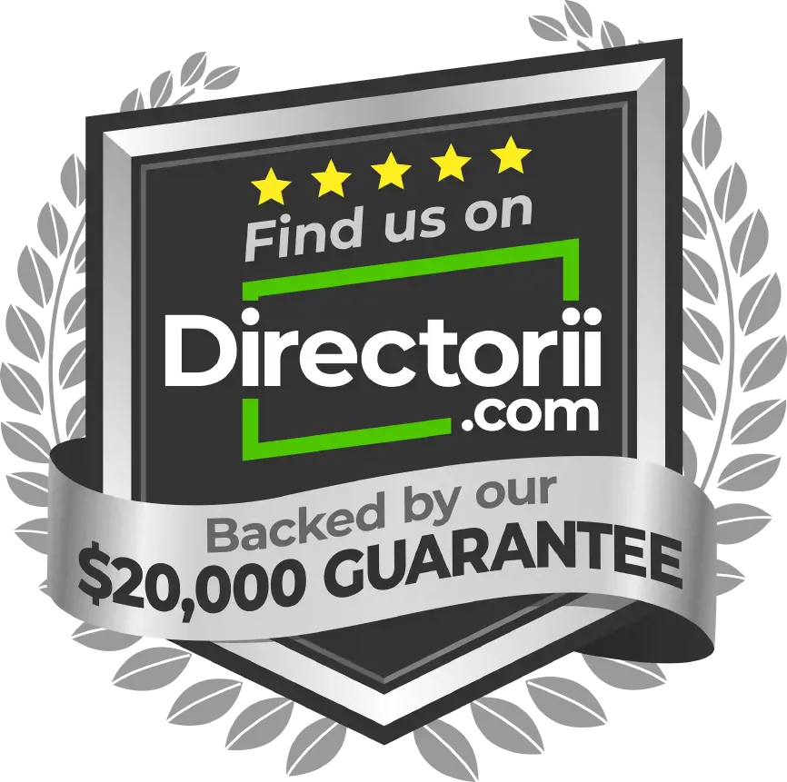 Find us on Directorii.com - $20,000 Guarantee